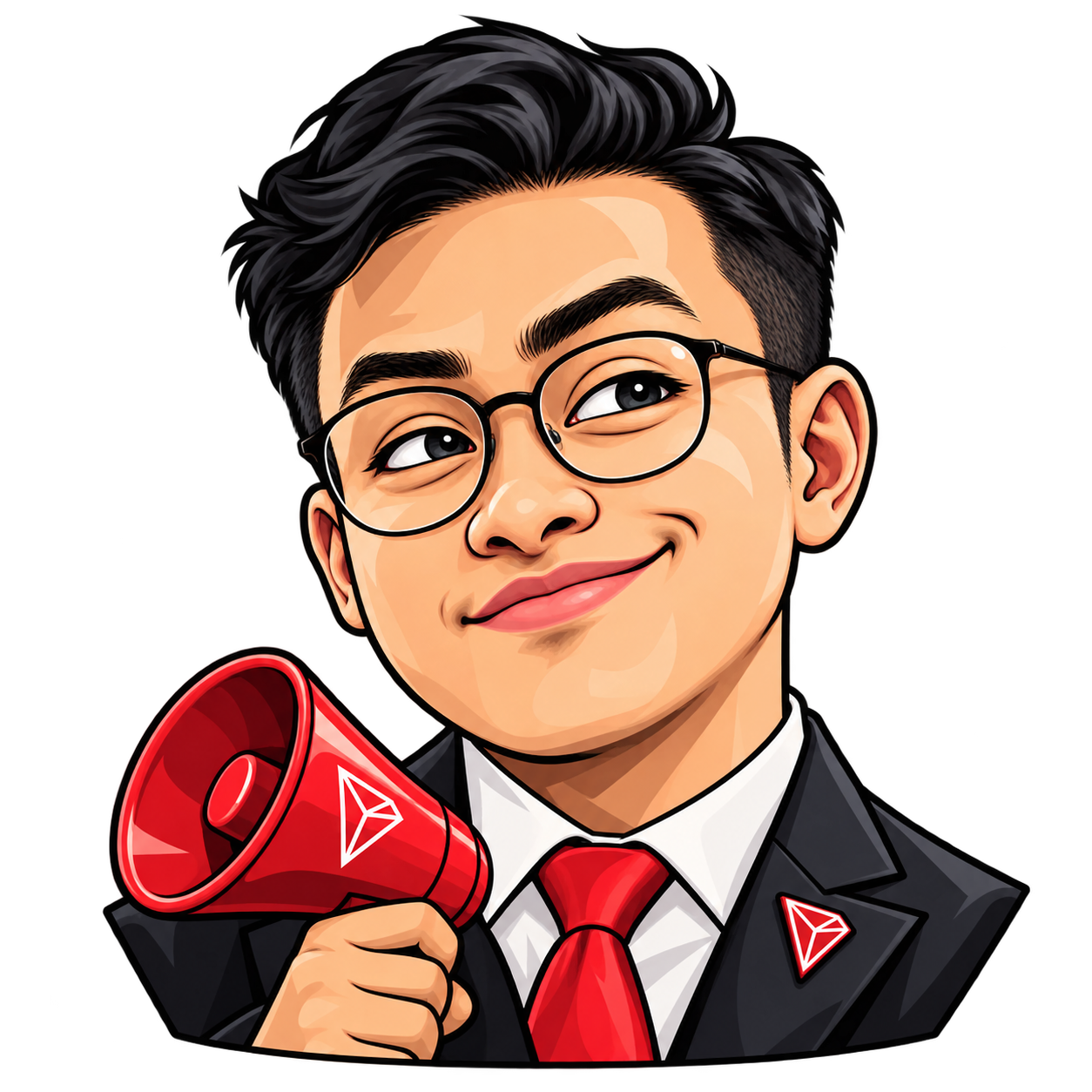 Justin Sun cartoon