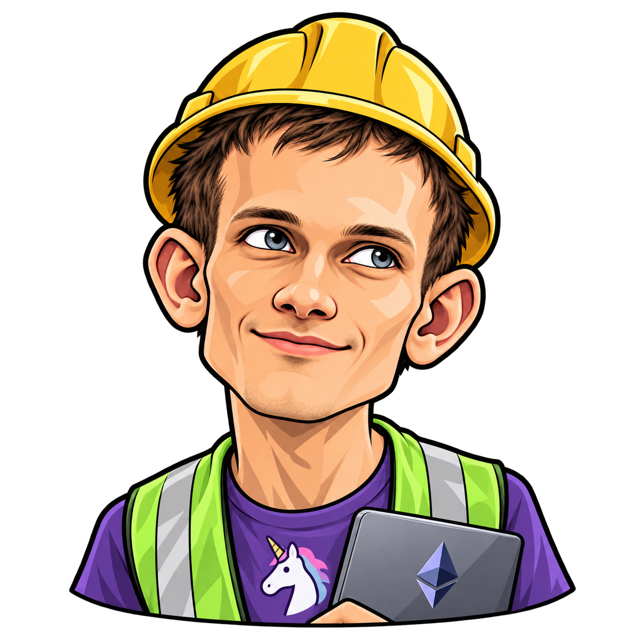 Vitalik Buterin cartoon